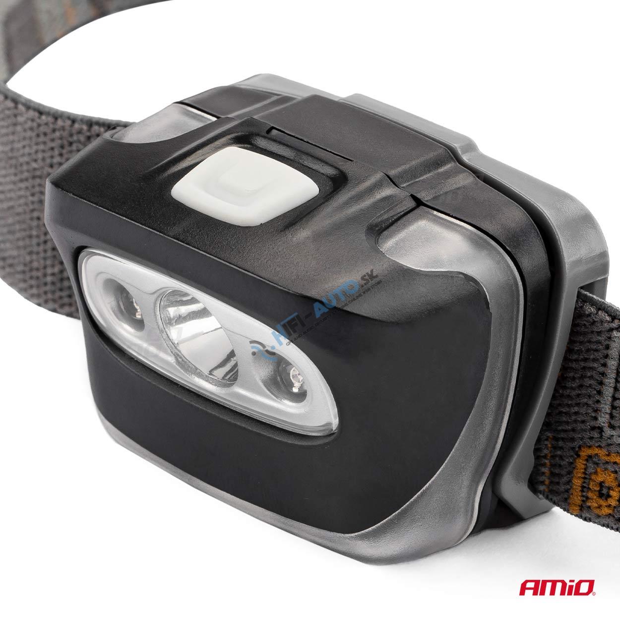 Čelovka LED 3W 1200mA dobíjacia 180Flux IPX4