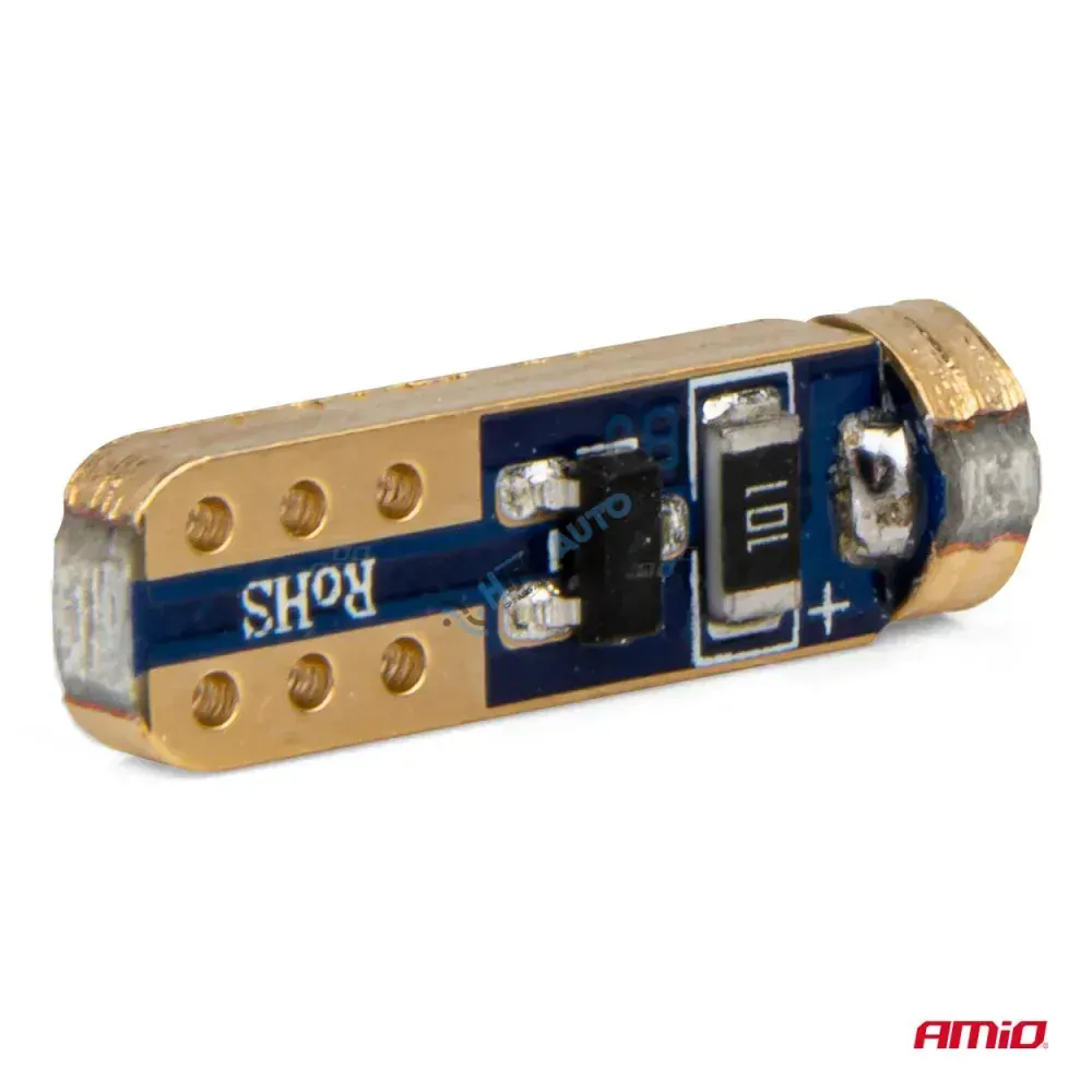 LED žiarovka STANDARD Blue T5 12V 3030 1LED HP