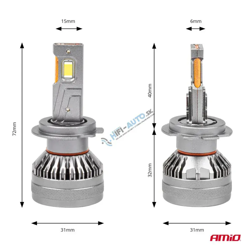 LED prestavbová sada H7 HP séria Full Canbus