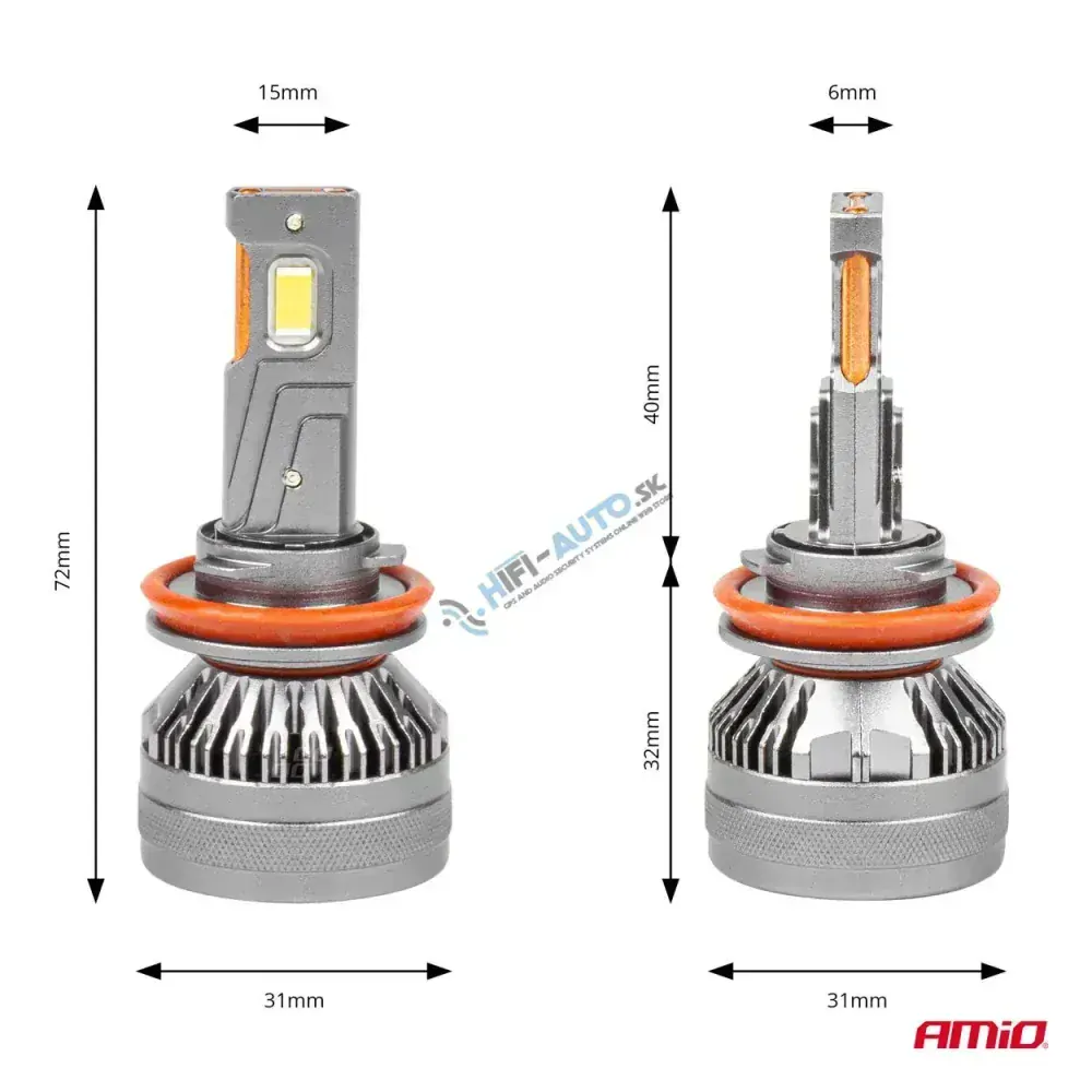 LED prestavbová sada H8/H9/H11 HP séria Full Canbus