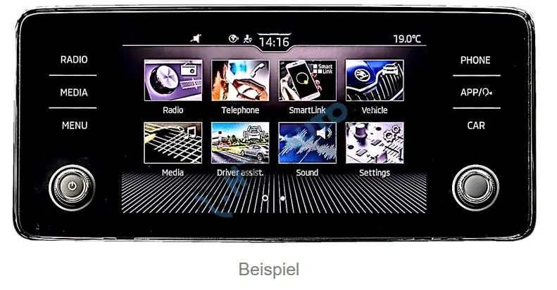 Video vstup pre VW, Škoda so systémom MIB3 Entry 8,25"