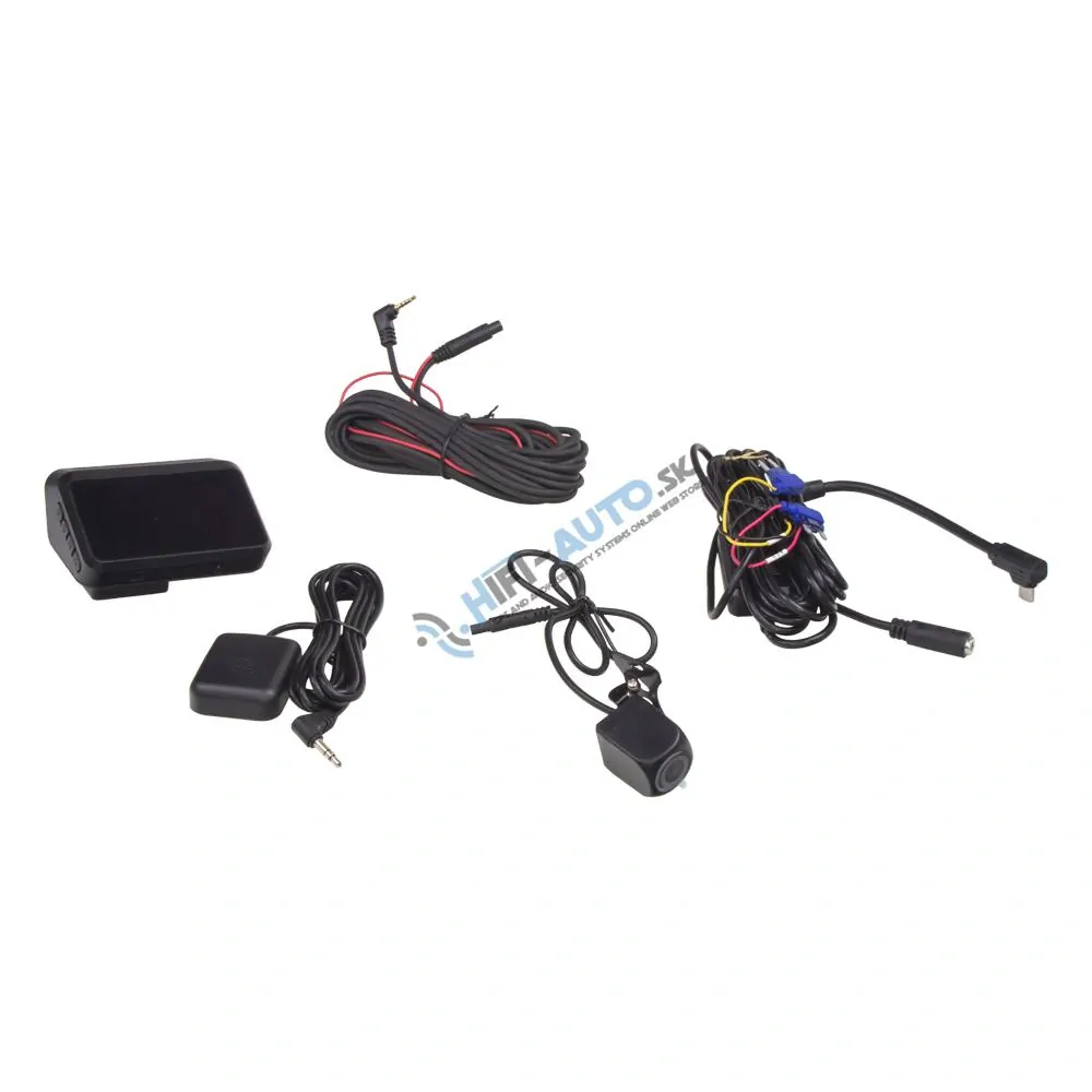 DUAL plochá 2K kamera s 3,5" LCD, GPS, WiFi, české menu