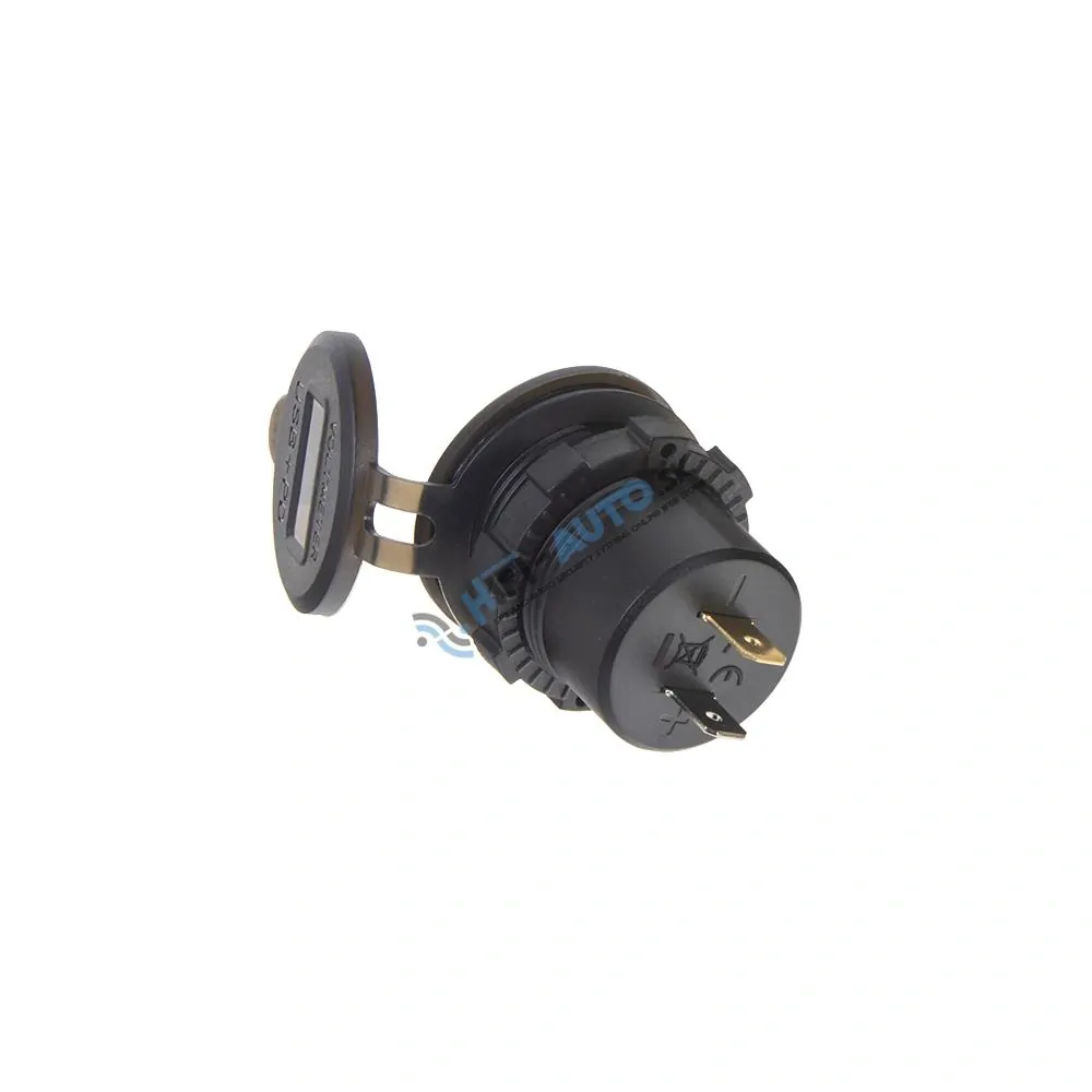 USB nabíjačka QC3.0 + USB-C, digitálny voltmeter do panelu