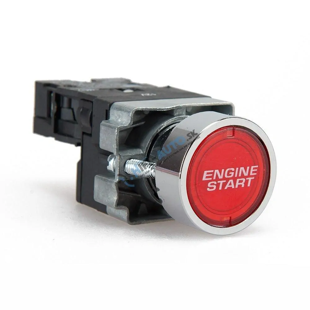 Tlačidlo ŠTART, podsvietené, 12V