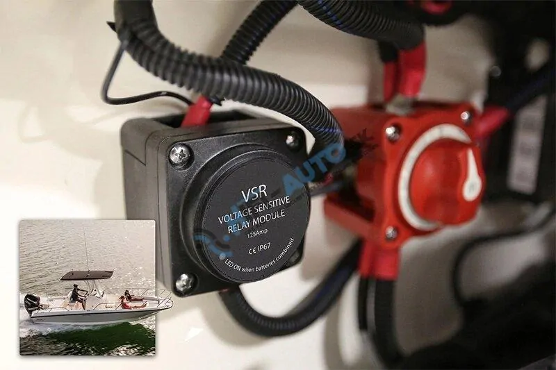 Automatické relé na dobíjanie druhej batérie 12V/140A