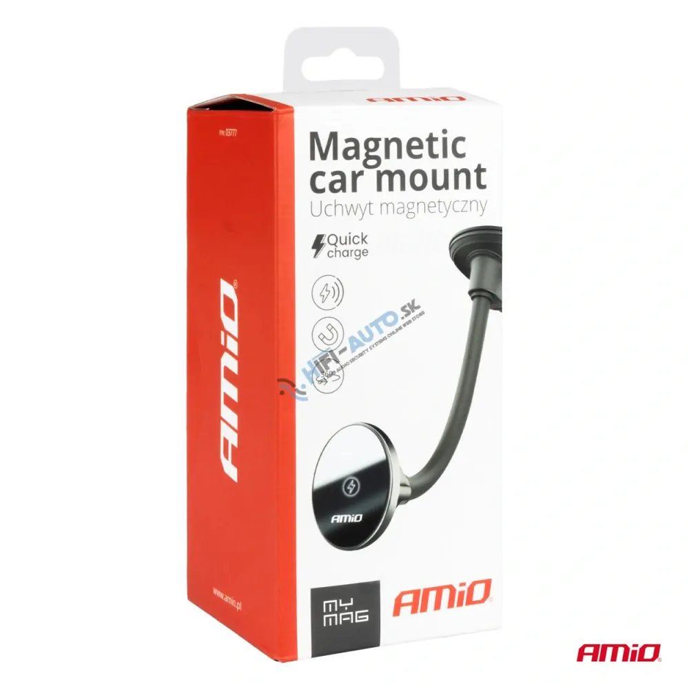 Magnetický držiak telefónu s bezdrôtovým indukčným nabíjaním 15W