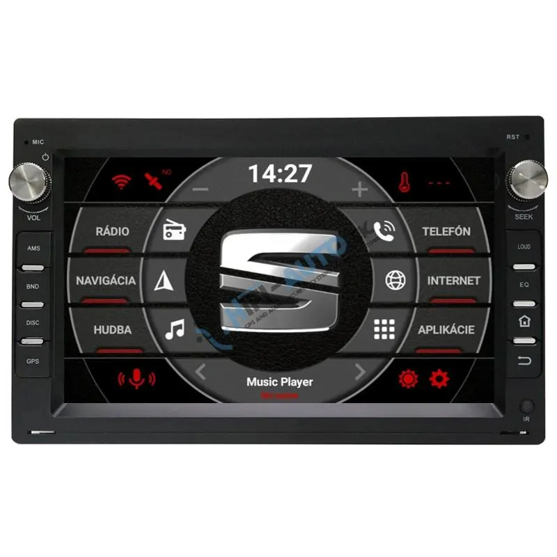 Škoda, VW, Seat Android 15 autorádio s WIFI, GPS, USB, BT LOW