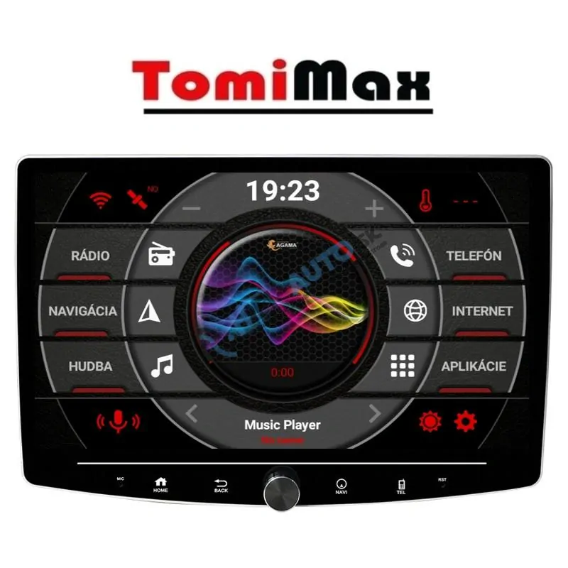 ANDROID 15 1DIN autorádio 10,1" WIFI, GPS, USB