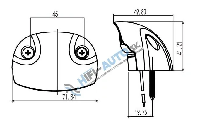 LED osvetlenie ŠPZ, 12/24V, ECE