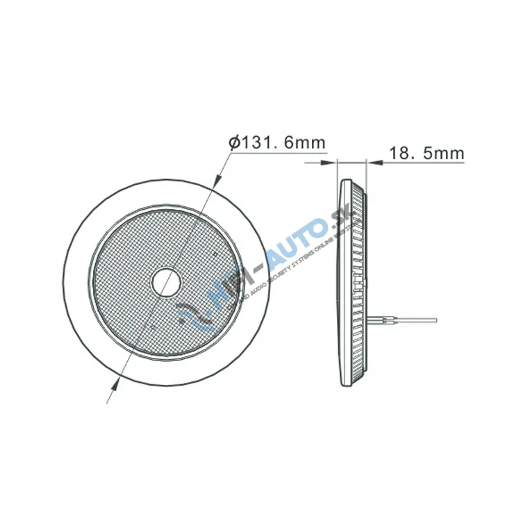 LED osvetlenie interiéru, 10-30V, 36LED, pohybový senzor, ECE R10