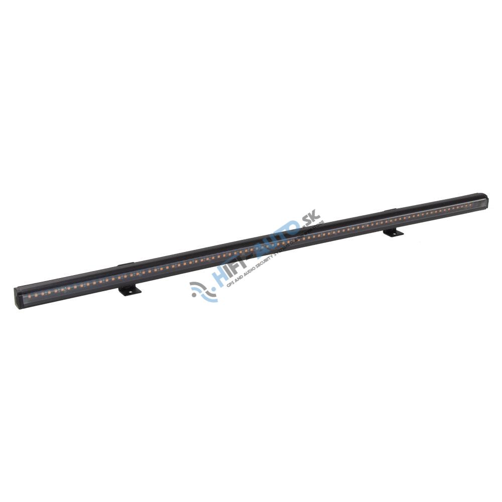 Gumové výstražné LED svetlo vonkajšie, oranžové, 12/24V, 740mm