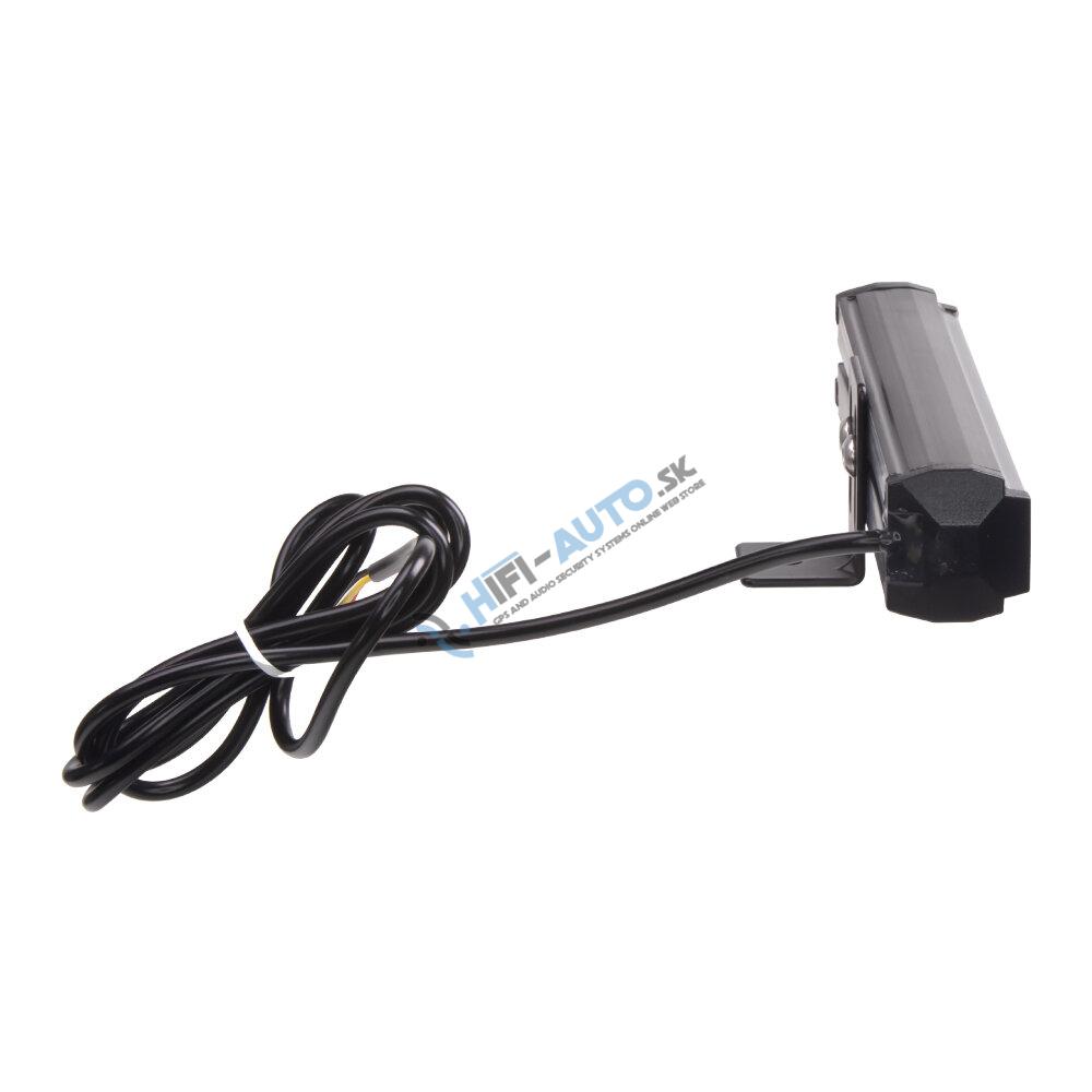 Gumové výstražné LED svetlo vonkajšie, modro-červené, 12V, 150mm