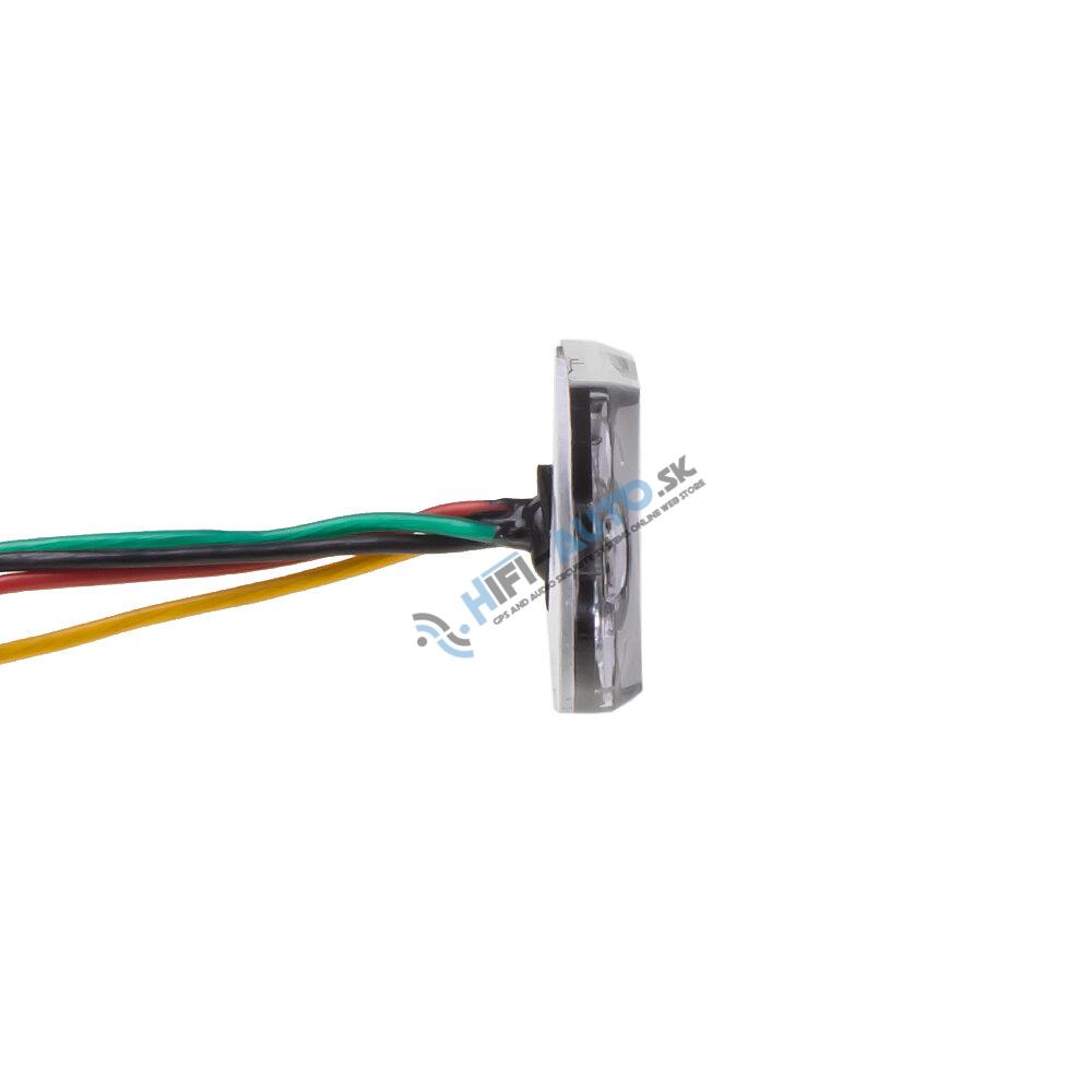 PROFI SLIM výstražné LED svetlo vonkajšie, červené, 12-24V, ECE R10