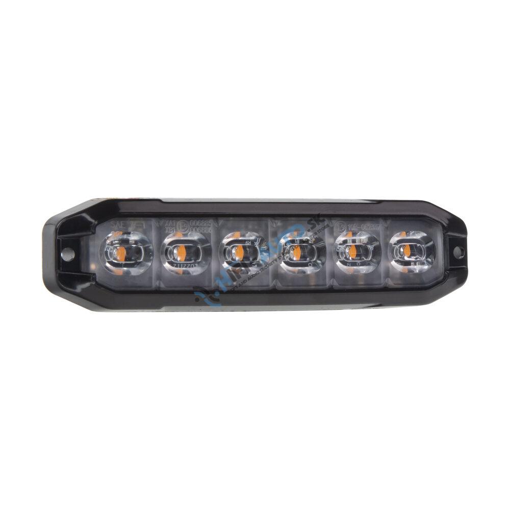PROFI silikónové ohybné výstražné LED svetlo vonkajšie, oranžové, 12-24V, ECE R65