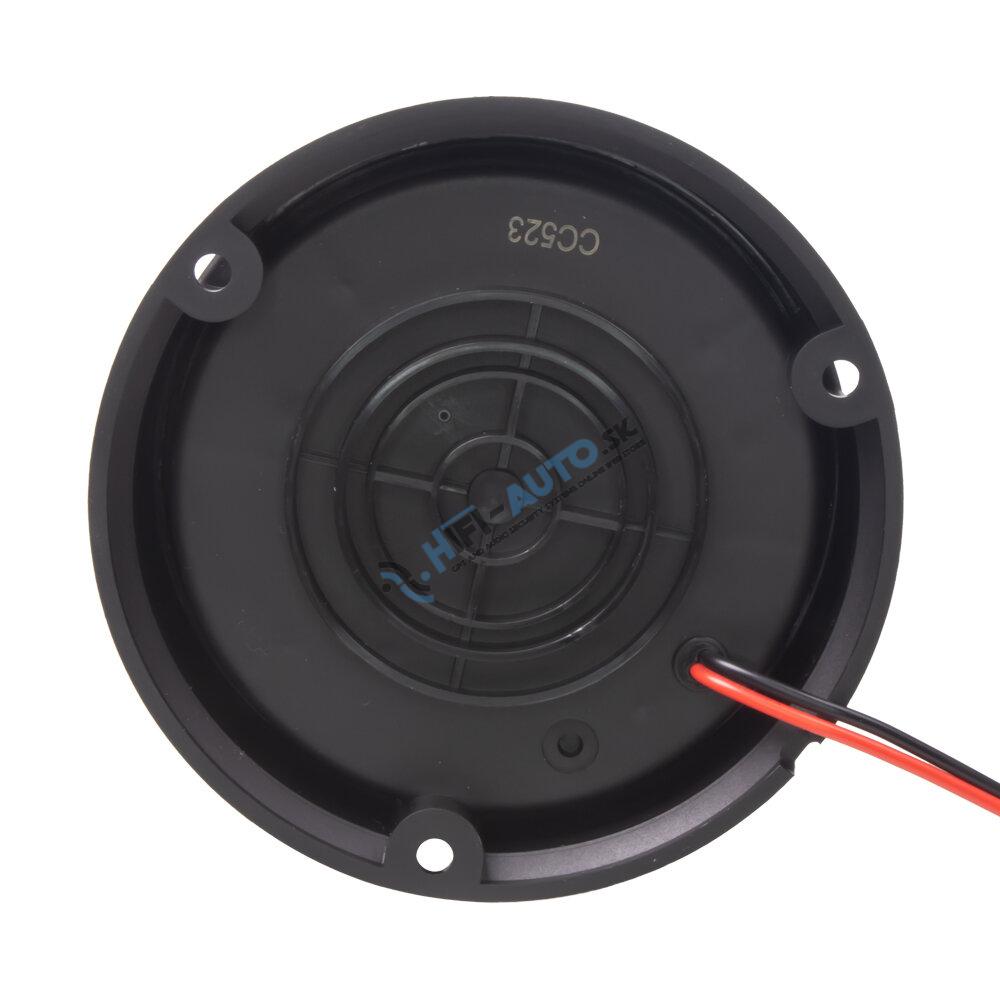 LED maják, 12-24V, 24xLED modrý, pevná montáž, ECE R65