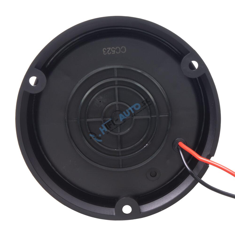 LED maják, 12-24V, 24xLED červený, pevná montáž, ECE R65