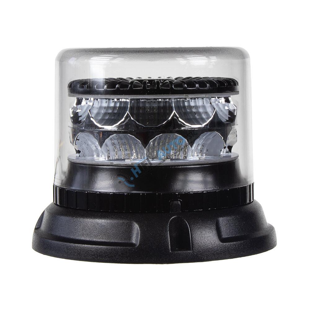 PROFI LED maják 12-24V 24x3W modrý číry 133x110mm, ECE R65