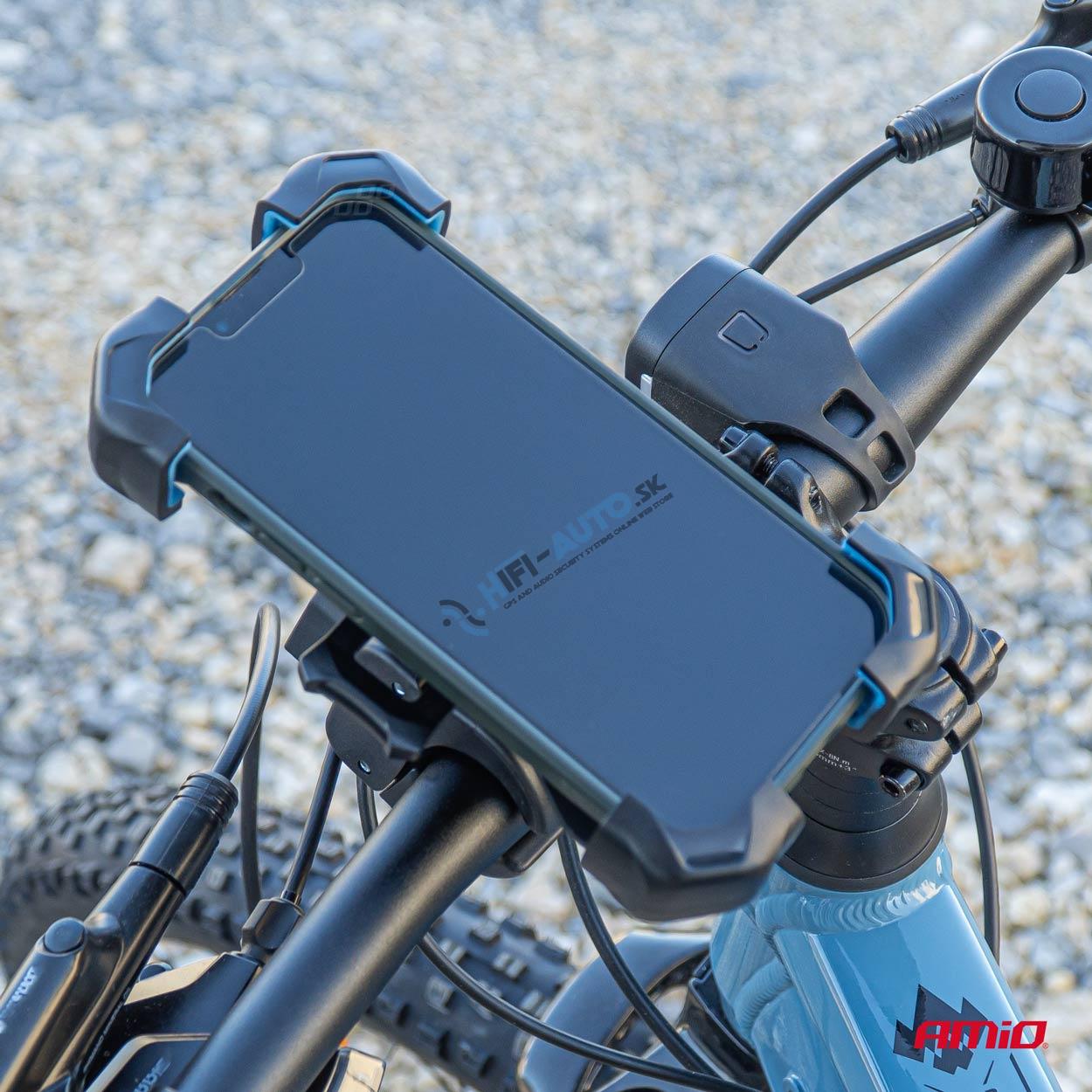 Držiak telefónu na motocykle otočný o 360°