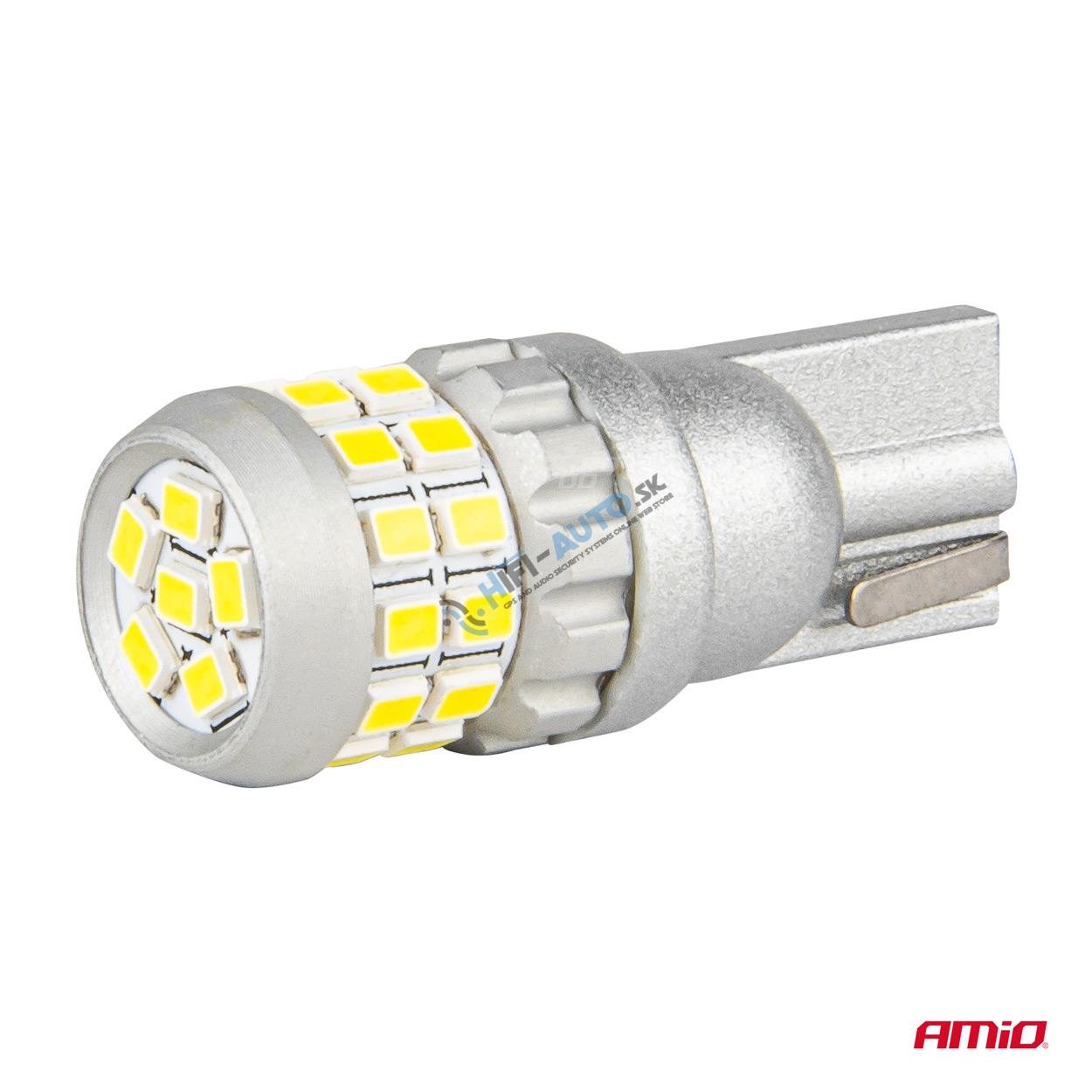 LED žiarovky CANBUS T10 W5W 30SMD 2016 Biela 12V/24V