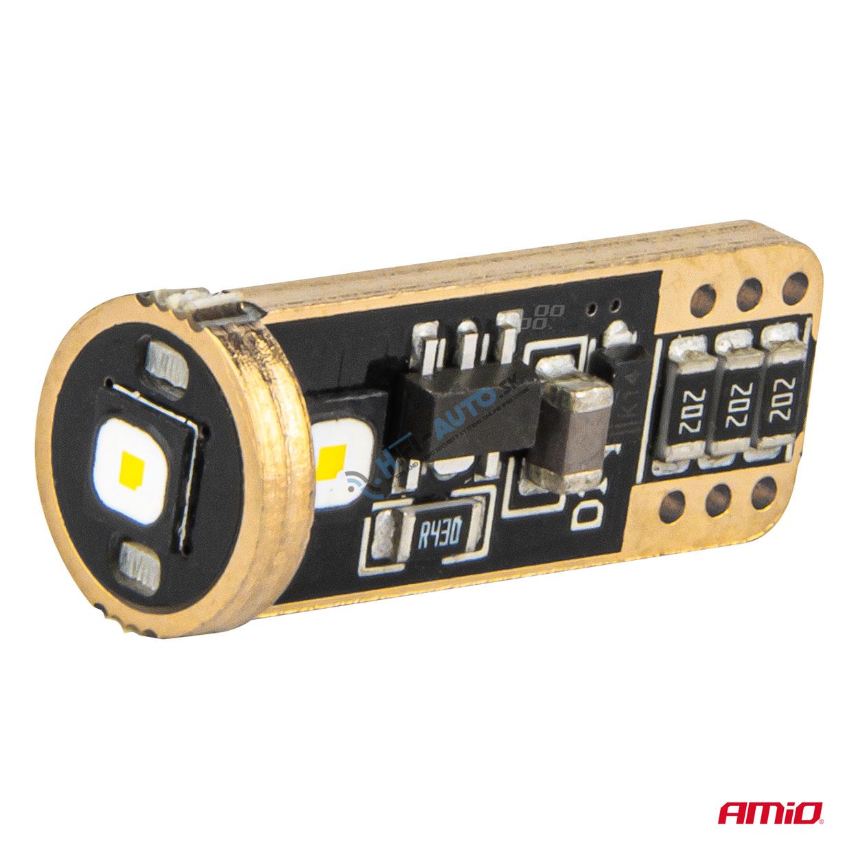 LED žiarovka CANBUS T10 W5W 3SMD 3838 White 12V/24V