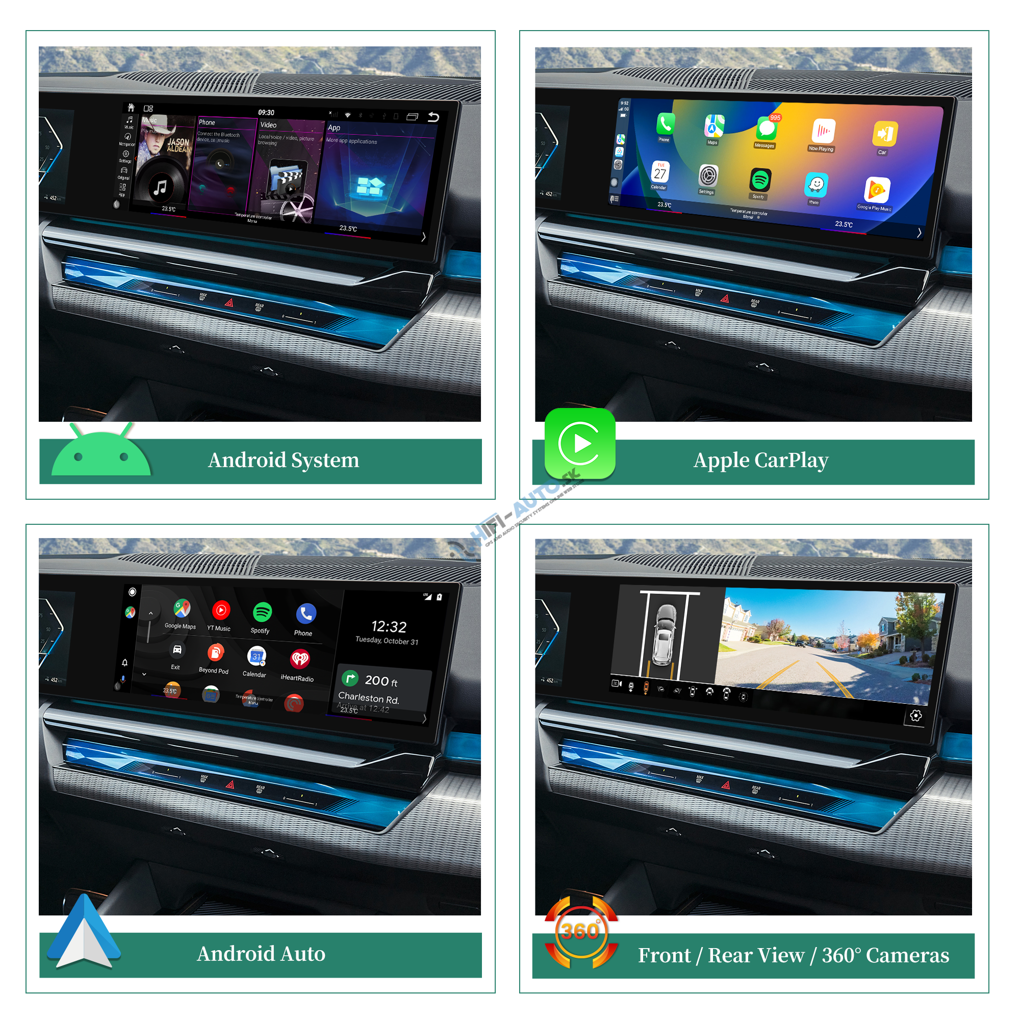 Android Auto + CarPlay + Android pre BMW ID8