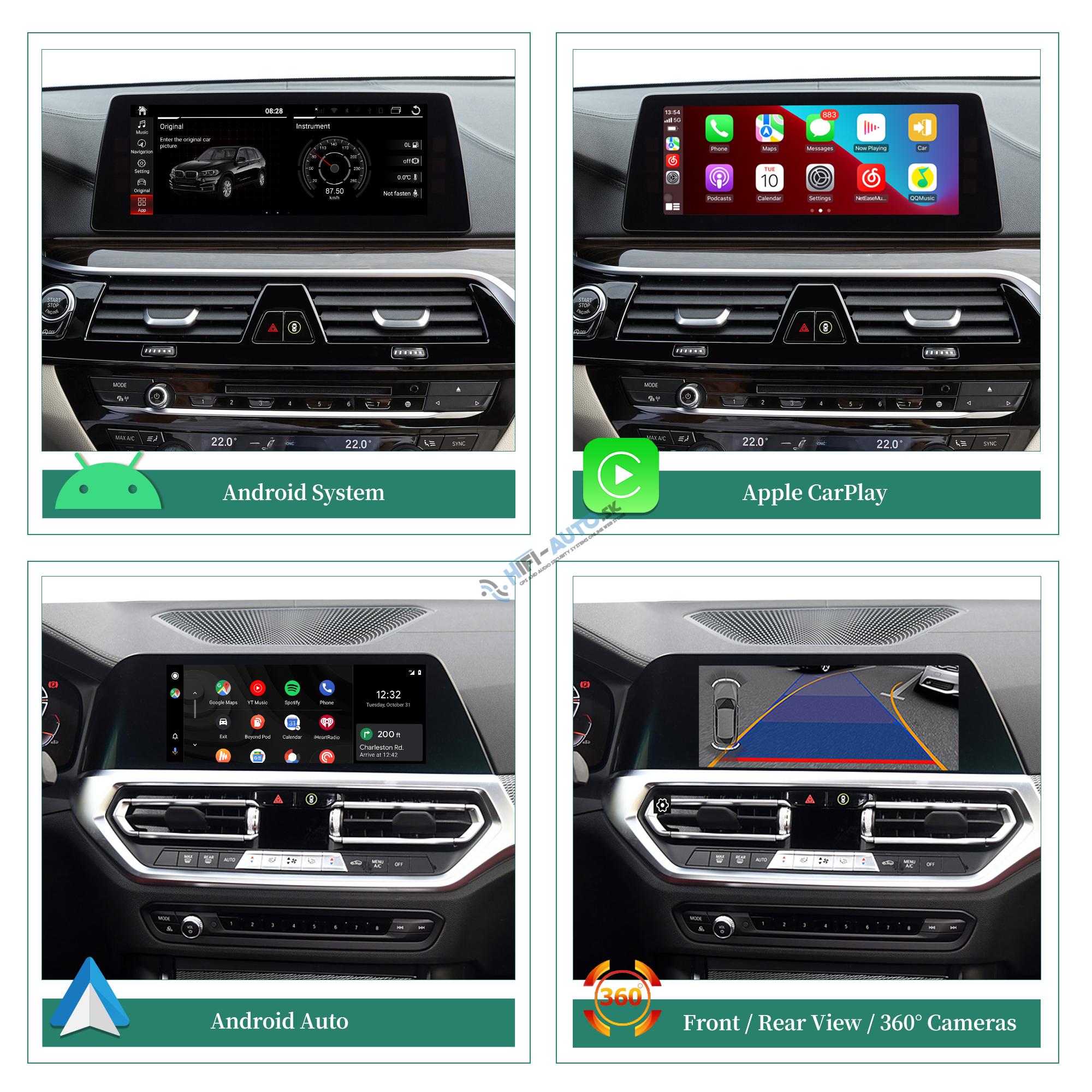 Android Auto + CarPlay + Android pre BMW