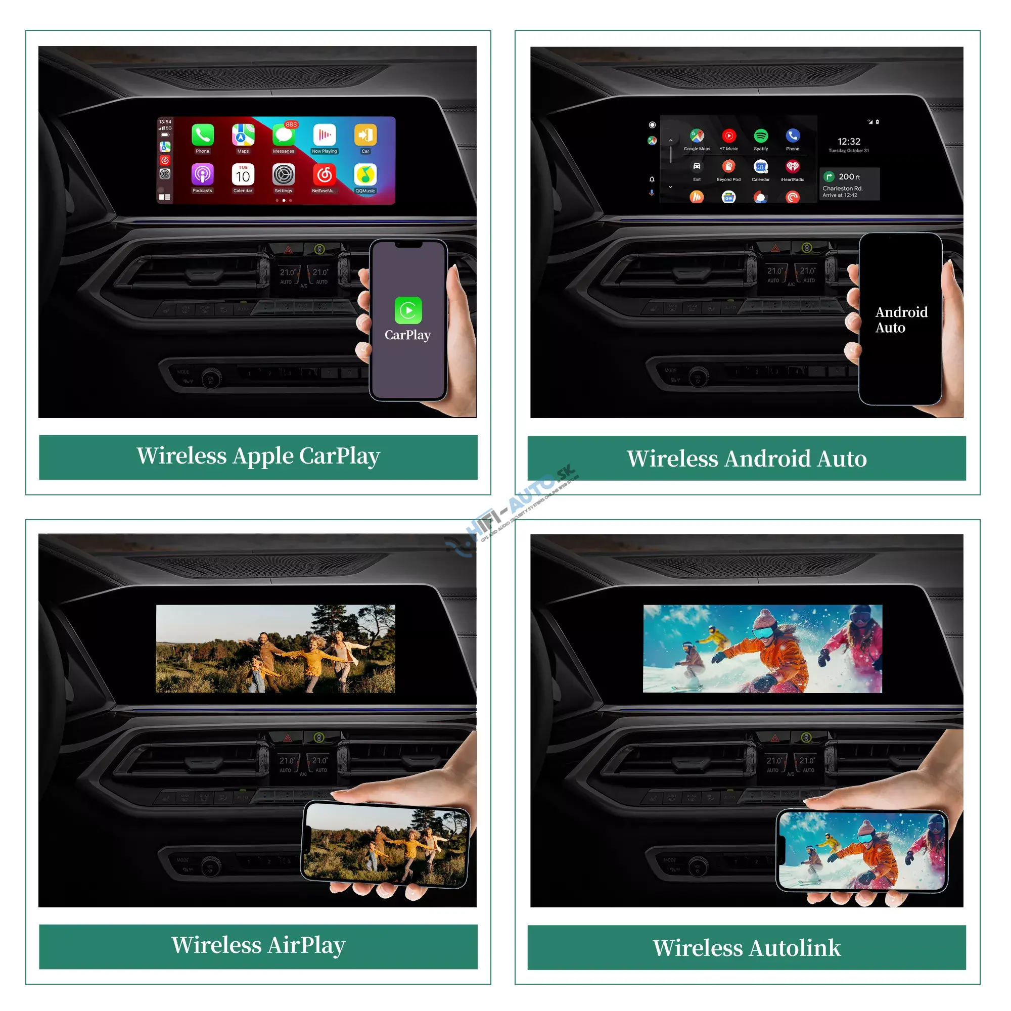 Android Auto + CarPlay + Android pre BMW Idrive ID 6, ID 7, ID 8, ID 8.5, ID 9