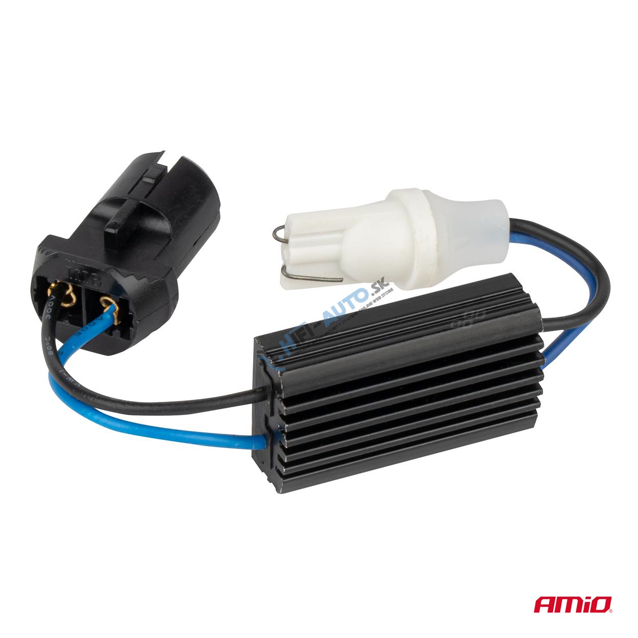 CANBUS rezistor pre LED žiarovky 12V 3.2W T10 zástrčka a zásuvka