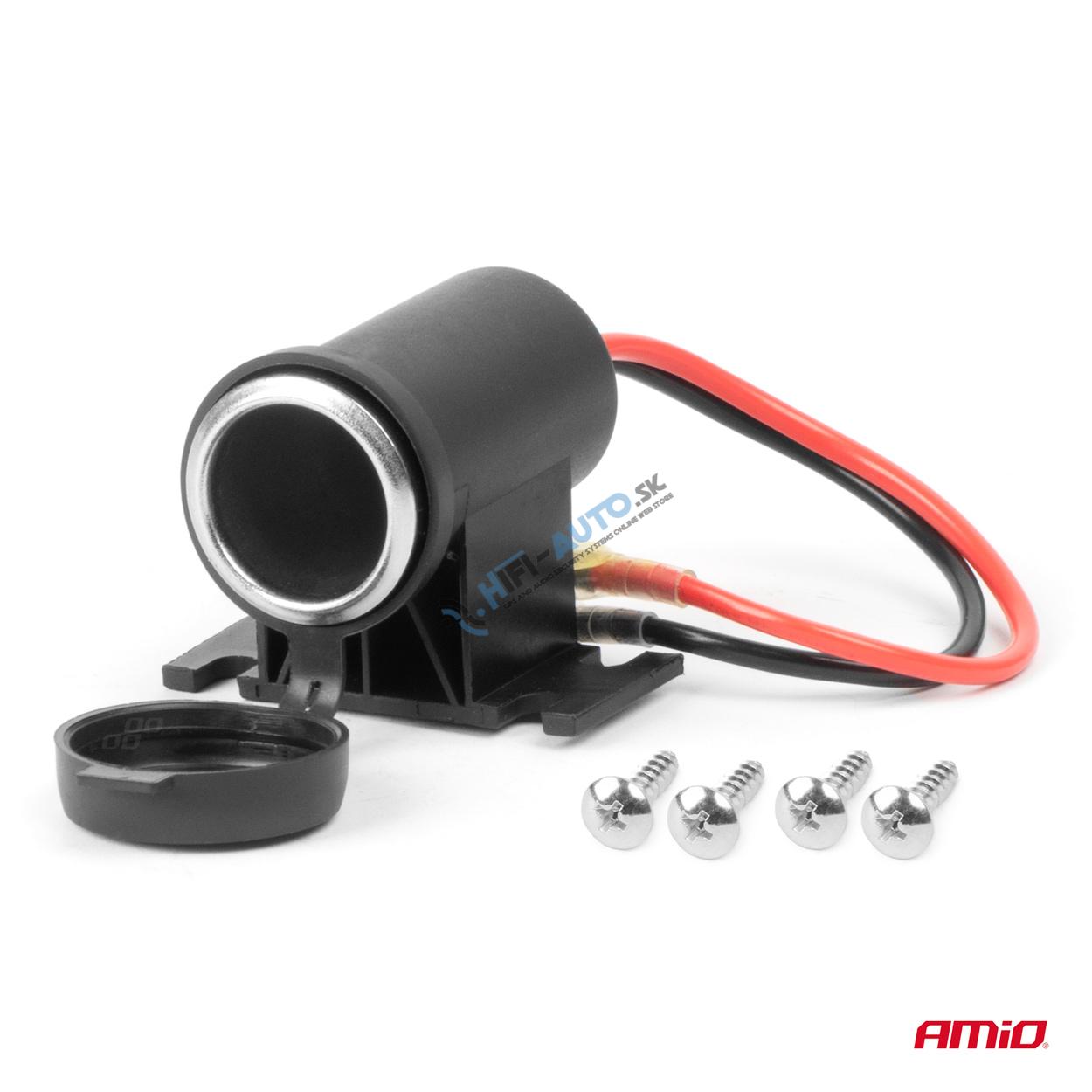 Hermetická zásuvka zapaľovača 12/24V