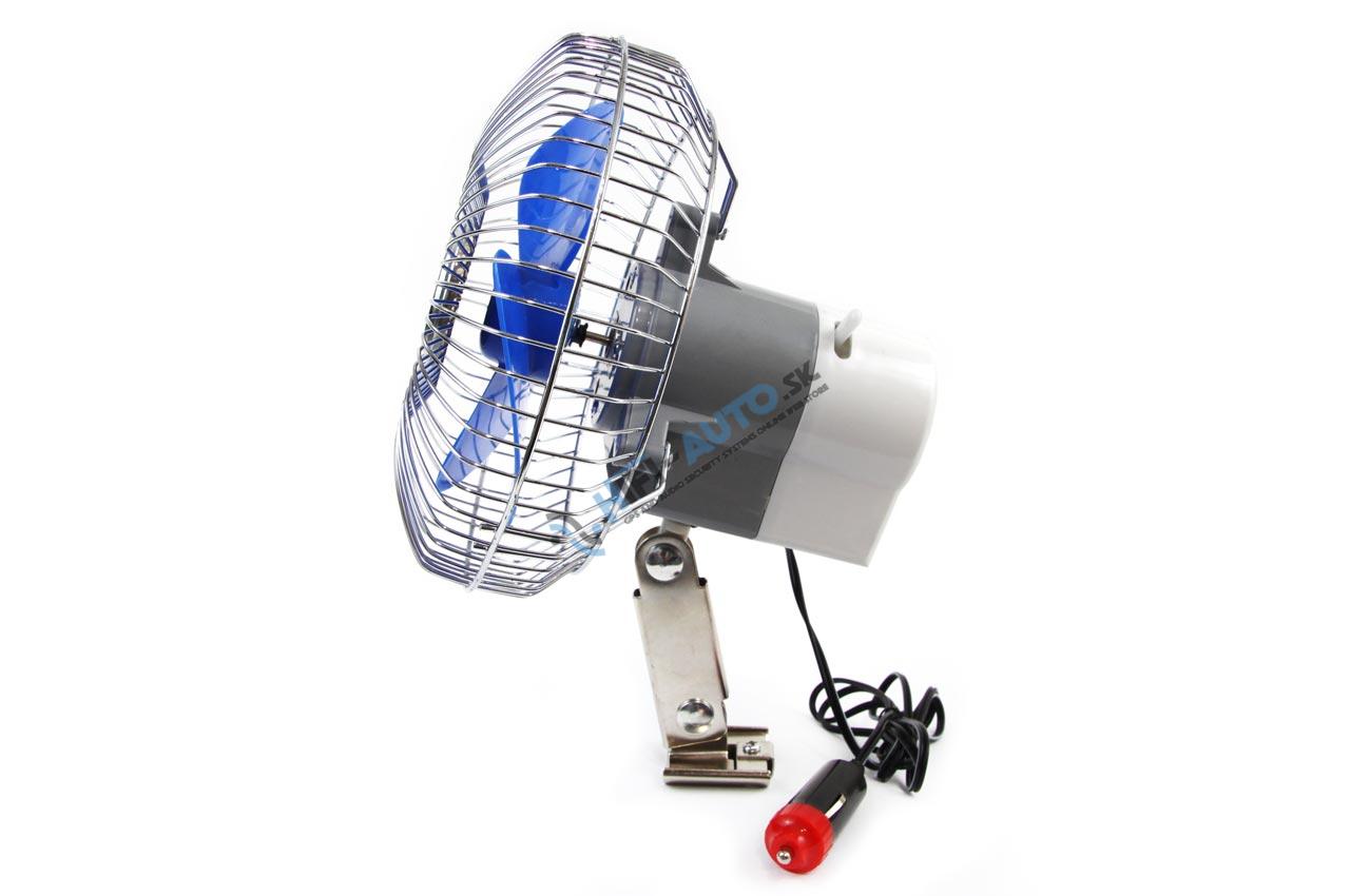 Ventilátor do auta kovový 12V