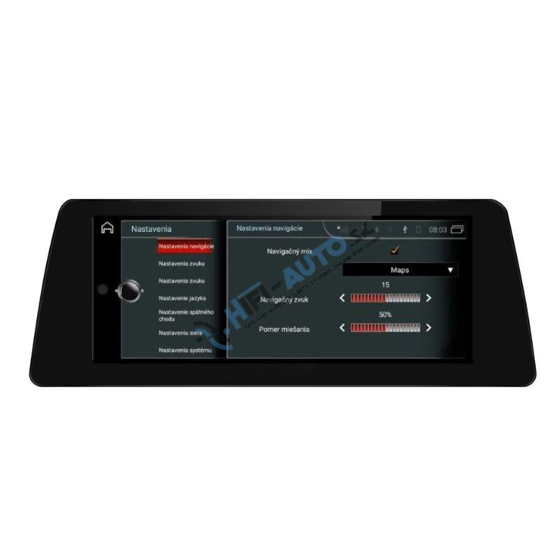 ANDROID 15 BMW 6 autorádio