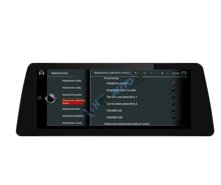 ANDROID 15 12,3" BMW 1 autorádio