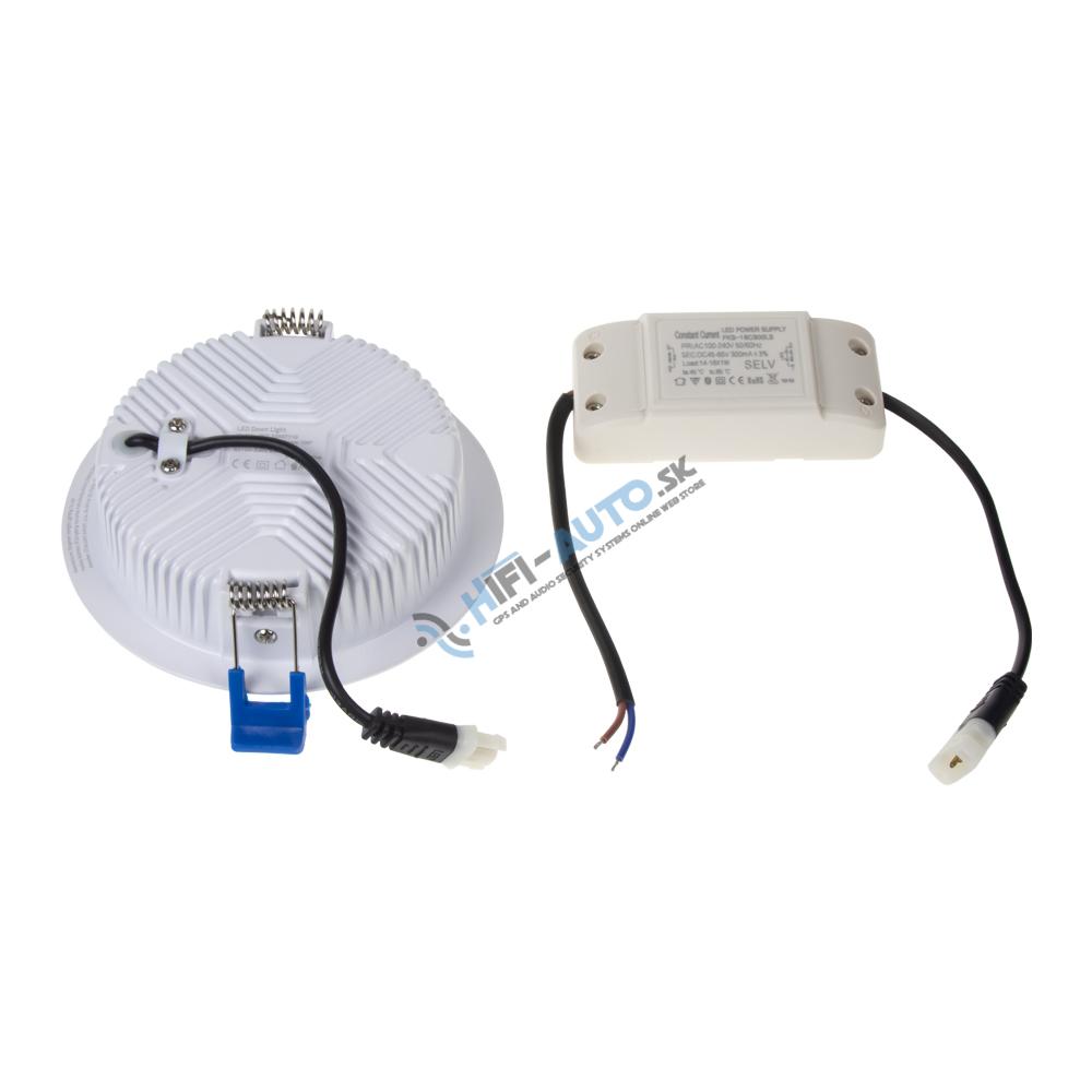 LED podhľadové svetlo 16W, ø120mm, 4000K