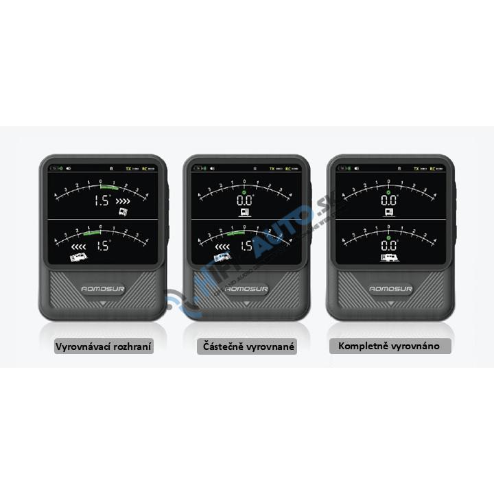 Náklonomer s bezdrôtovým displejom