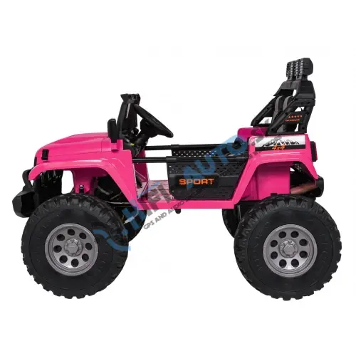 Extrémne športové vozidlo 4x4, ružová