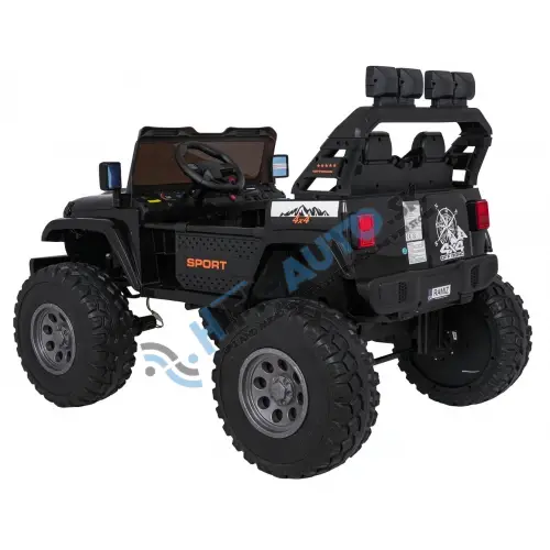 Extrémne športové vozidlo 4x4, variabilná veľkosť, čierna