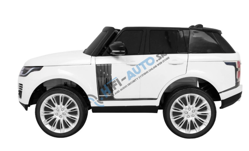 Range Rover HSE 2-miestne detské auto biele SUV + diaľkové ovládanie