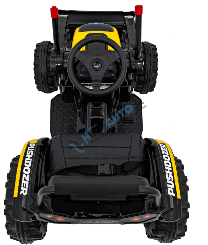 Detský bager na batérie, žltý