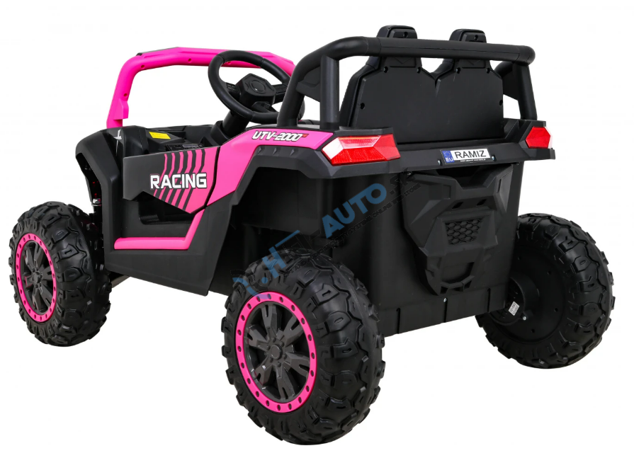 Elektrické autíčko Buggy UTV Racing 4x4 ružové