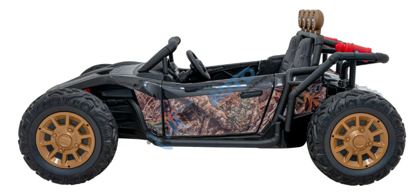 Elektrické autíčko Buggy Racing 2x200W čierne