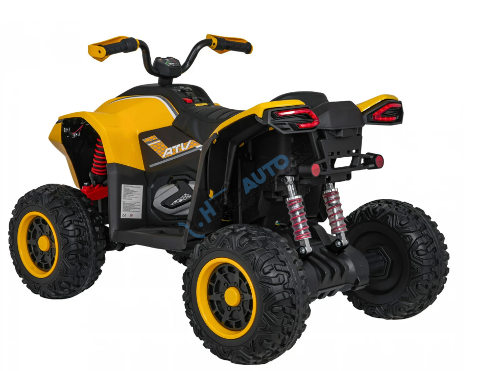 Detská elektrická štvorkolka Fast Wheel 4x4 žltá