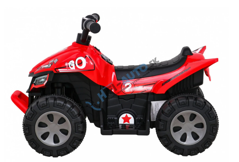 Detská elektrická štvorkolka The Fastest červená