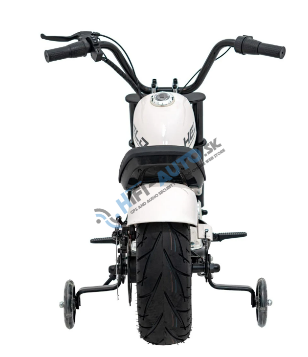 Elektrická motorka Chopper Warrior – biela