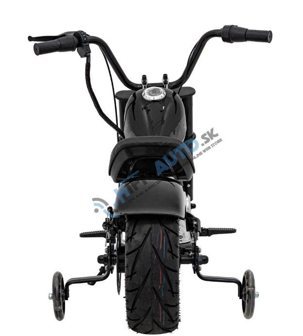 Elektrická motorka Chopper Warrior – čierna