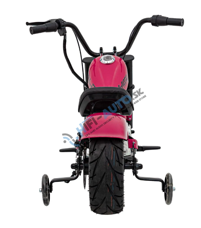 Elektrická motorka Chopper Warrior – ružová