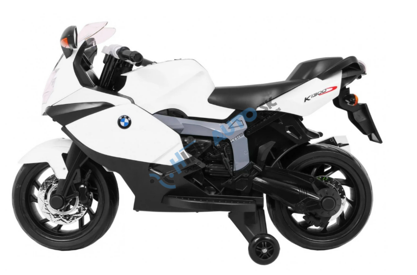 Detská elektrická motorka BMW K1300S biela