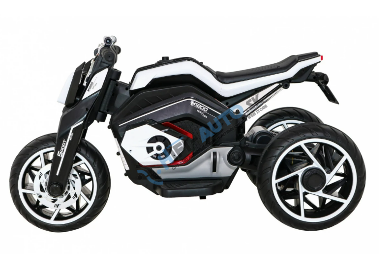 Detská elektrická motorka Future biela