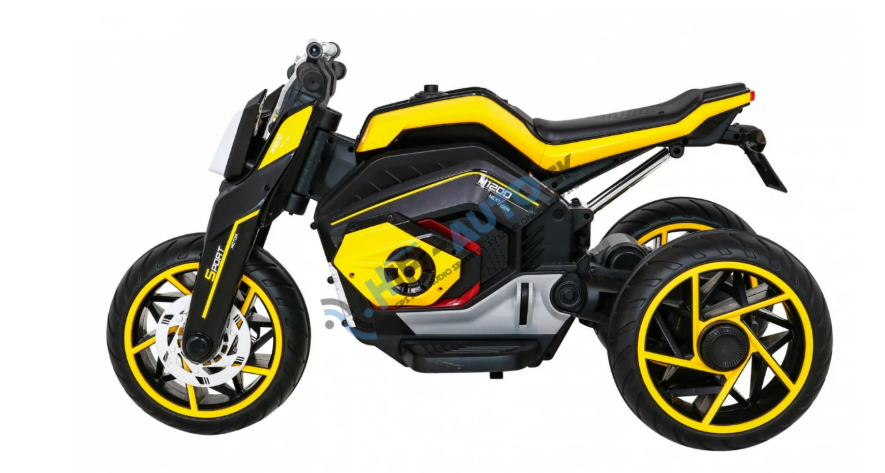 Detská elektrická motorka Future žltá
