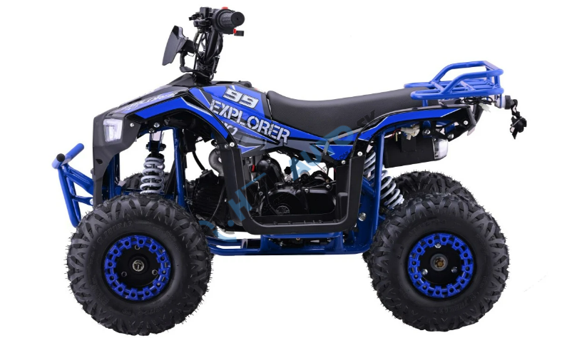 Benzínová štvorkolka EXPLORER 110CC, modrá farba