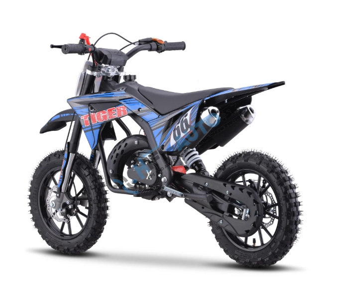 Benzínová motorka 49CC TIGER, modrá farba